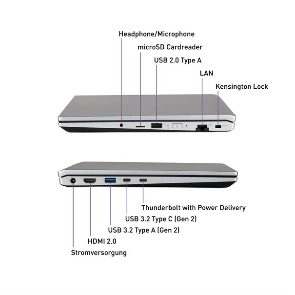 TERRA MOBILE 1551 i5 13. inkl. Vor-Ort-Service 36 Monate